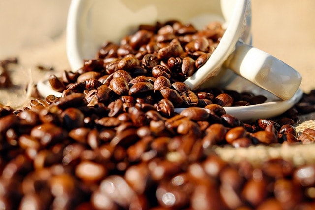 coffee, coffee cup, porcelain, coffee beans, beans, caffeine, roasted coffee beans, coffee, coffee, coffee, coffee, coffee, coffee beans